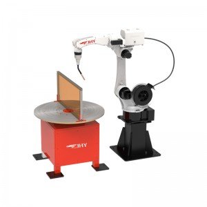 6 Axis stainless steel aluminium welding robotics workstation